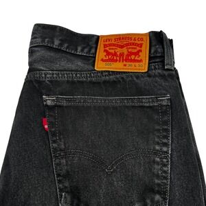 Levi's‎ 505 Mens W36 L30 Black Denim Regular Fit Jeans Pants